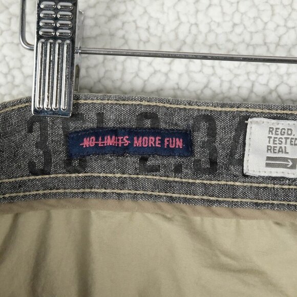 Projek Raw Cargo Shorts Mens 38 Beige Lightweight Army Boho Outdoor Hiking - Picture 10 of 10